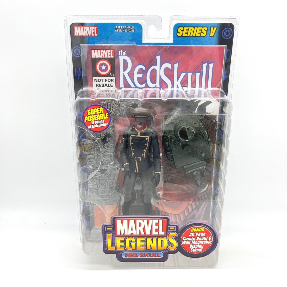Marvel Legends Series V Red Skull Action Figure Toy Biz Comic Book Sealed